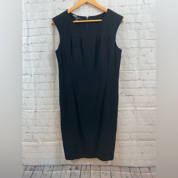 Alfani Black Sleeveless Sheath Dress Womens Size 10 - Picture 1 of 8